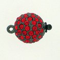 Ball clasp with springtongue mechanism colour: hyacinth 14497-14-54-00-236