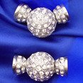 Magnetic clasp to fasten pearls up to 0,4 inches 14475-10-06-00-001