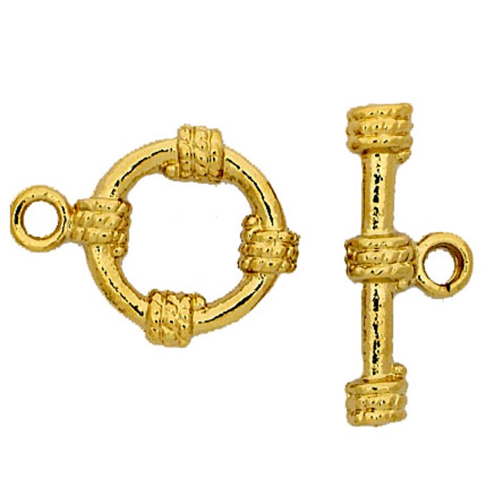 toggle clasps consists of ring and bar