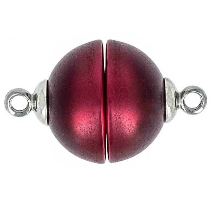 Polaris-Schließe magnetisch; Farbe: weinrot glänzend; Chargenabhängige Farbabweichungen sind möglich.