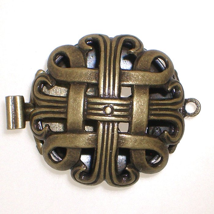 1 row clasp with springtongue mechanism