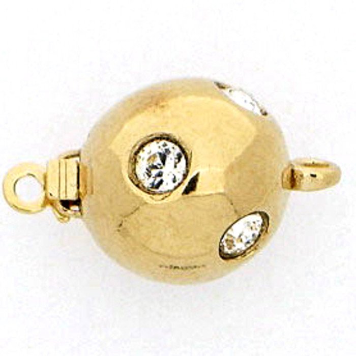 Ball clasp with springtongue mechanism